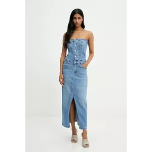 Answear Lab rochie din denim midi, drept imagine