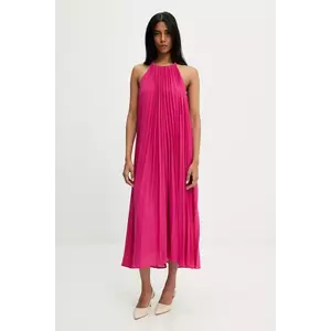 Answear Lab rochie culoarea roz, maxi, evazată imagine