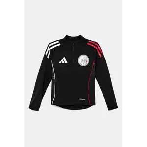 adidas Performance bluză copii AJAX culoarea negru, cu imprimeu, JP1750 imagine