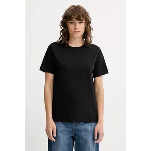 MUNTHE tricou din bumbac TYLIE culoarea negru, 252110625260 imagine