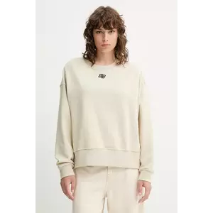 MUNTHE hanorac de bumbac PERNE culoarea bej, uni, 252111425263 imagine
