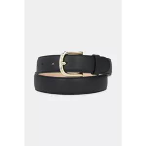 A.P.C. curea de piele ceinture rose culoarea negru, PXBHZ.F65215 imagine