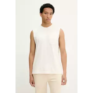 Hollister Co. tricou din bumbac culoarea bej, KI324-5319 imagine