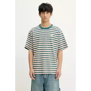 adidas Originals tricou din bumbac Stripe Tee culoarea verde, modelator, KB8357 imagine