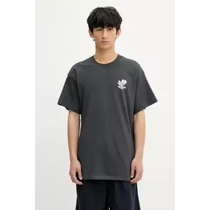 adidas Originals tricou din bumbac Florals Logo culoarea negru, cu imprimeu, KE6587 imagine
