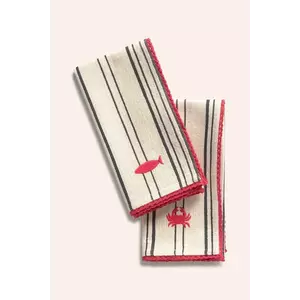 Calma House șervetele Leucate 2-pack culoarea bej imagine
