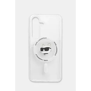 Karl Lagerfeld husă pentru telefon Samsung Galaxy S25 culoarea transparent, KLHMS25SHLSCHH imagine
