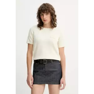 MUNTHE pulover de lana PANTAS culoarea bej, 252160425270 imagine