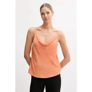 Sisley top culoarea portocaliu, uni, 52BZLH01N imagine