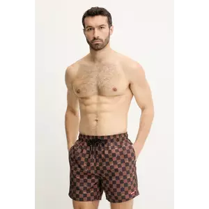 Sprayground pantaloni scurti de baie culoarea maro imagine