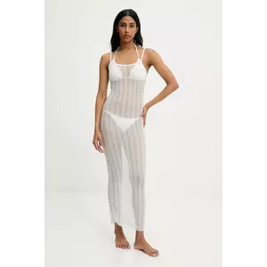 Answear Lab costum de baie și rochie de plajă culoarea alb, cupa moale imagine