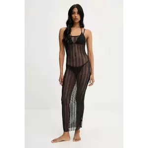 Answear Lab costum de baie și rochie de plajă culoarea negru, cupa moale imagine