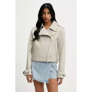 Answear Lab geaca ramones culoarea bej, de tranzitie imagine