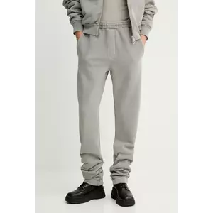 Won Hundred pantaloni de trening din bumbac culoarea gri, uni, 3693-12082 imagine