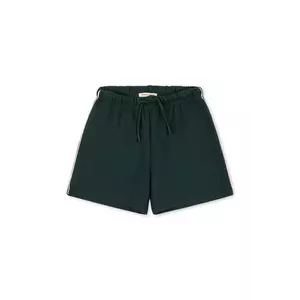 Konges Sløjd pantaloni scurți FLORIAN SHORTS GOTS culoarea verde, talie reglabila, KS103305 imagine