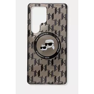 Karl Lagerfeld carcasă de telefon Samsung Galaxy S25 Ultra culoarea negru, KLHMS25LHMCKMHK imagine