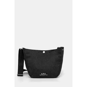 A.P.C. geantă besace journal small culoarea negru, PSAJZ.M67010 imagine
