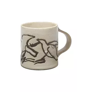 ferm LIVING ceașcă Vuelo Mug 300 ml culoarea bej imagine
