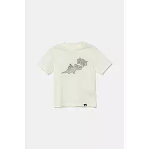 adidas tricou de bumbac pentru copii culoarea bej, cu imprimeu, JV5074 imagine