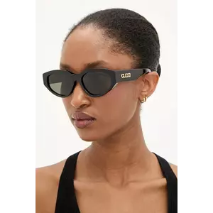 Gucci ochelari de soare culoarea negru, GG1845SA imagine