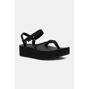 Teva sandale Flatform Sandal Slim culoarea negru, cu platforma, 1164630 imagine