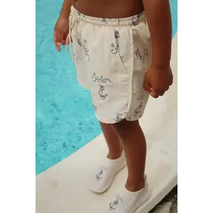 Konges Sløjd pantaloni scurți ASNOU SWIM SHORTS culoarea bej, KS103344 imagine