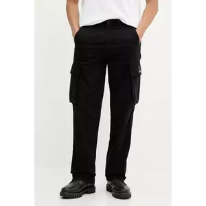 Karl Lagerfeld Jeans pantaloni culoarea negru, cu fason cargo, A3M10085 imagine