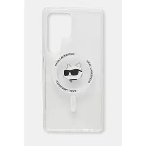 Karl Lagerfeld carcasă de telefon Samsung Galaxy S25 Ultra culoarea transparent, KLHMS25LHLSCHH imagine