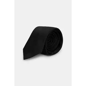Karl Lagerfeld cravată de mătase culoarea negru, 553153.805100 imagine