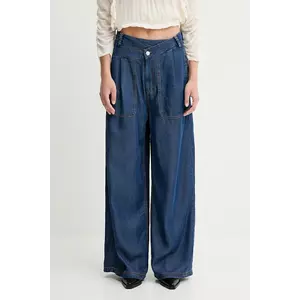 MUNTHE pantaloni PAYTEN lat, high waist, 252142525207 imagine