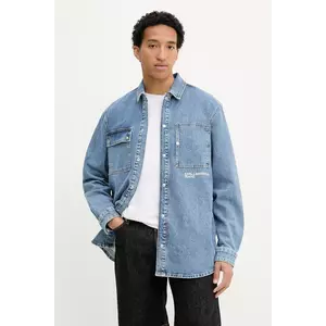 Karl Lagerfeld Jeans cămașă din denim cu guler clasic, regular, A3M16004 imagine
