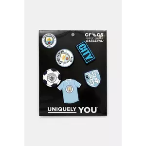 Crocs jibbitz încălțăminte pentru copii Manchester City 5Pck 5-pack culoarea alb, 10012074 imagine
