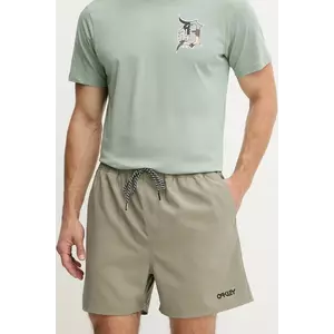 Oakley pantaloni scurți culoarea verde, FOA404310 imagine