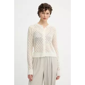 MUNTHE cardigan din lână PERL culoarea bej, light, 252162025274 imagine