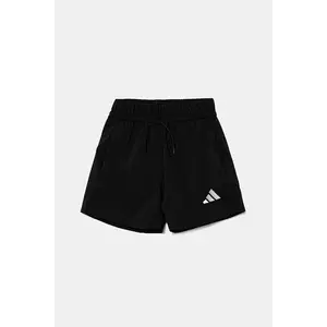 adidas pantaloni scurți copii culoarea negru, cu imprimeu, talie reglabila, JC9770 imagine