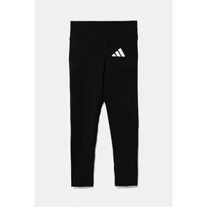 adidas leggins copii culoarea negru, cu imprimeu, JJ0986 imagine
