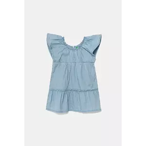 United Colors of Benetton rochie din bumbac pentru copii midi, evazați, 4DHJGV02H imagine