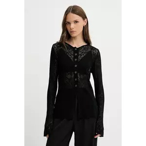 Sisley cardigan culoarea negru, light, 1084M500P imagine