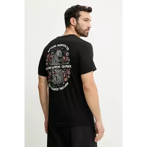 Rip Curl tricou din bumbac DESTI ANIMALS culoarea turcoaz, cu imprimeu, 0OHMTE imagine