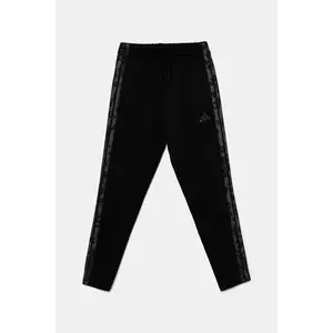 adidas pantaloni de trening pentru copii culoarea negru, cu imprimeu, KC5412 imagine