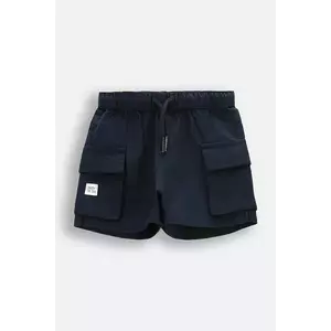 Coccodrillo pantaloni scurți culoarea bleumarin, talie reglabilă, HOLIDAY SPLASH BOY NEWBORN imagine