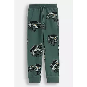 Coccodrillo pantaloni culoarea verde, cu imprimeu, WILD SAFARI BOY KIDS imagine