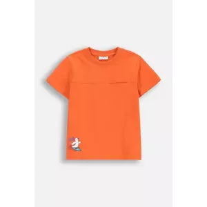 Coccodrillo tricou de bumbac pentru copii culoarea portocaliu, cu imprimeu, HOLIDAY SPLASH BOY KIDS imagine