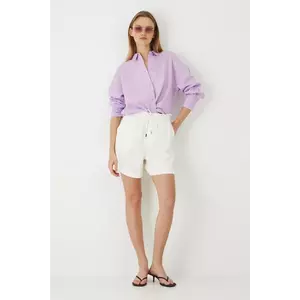 Medicine camasa de in culoarea violet, cu guler clasic, regular imagine