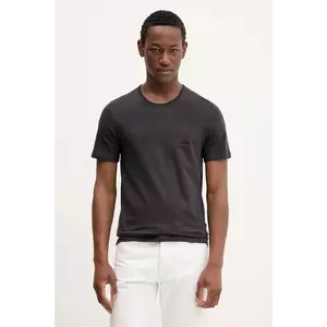 BOSS tricou din bumbac 3-pack bărbați, culoarea negru, uni, 50532468 imagine