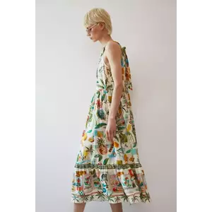 Medicine rochie culoarea bej, midi, evazati imagine
