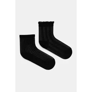 Medicine șosete 2-pack femei, culoarea negru imagine