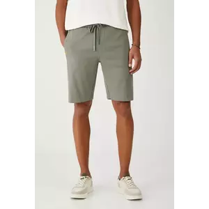 Medicine pantaloni scurţi bărbați, culoarea verde imagine