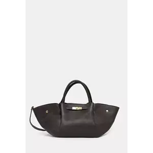 Answear Lab poseta de piele culoarea maro imagine
