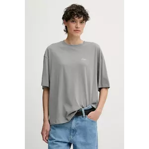 BOSS Orange tricou din bumbac culoarea gri, 50545498 imagine